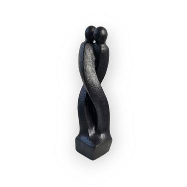 Original Abstract Love Sculpture by Catherine Fouvry Leblois