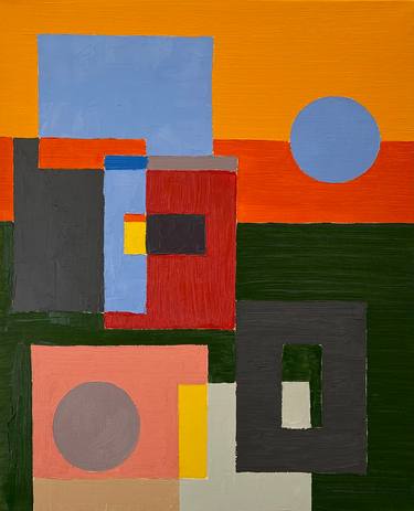 Original Conceptual Landscape Paintings by Julien Porisse
