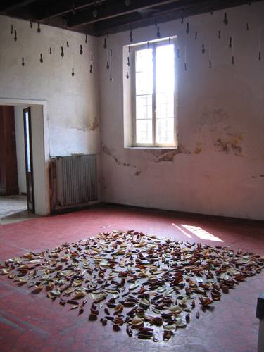 Original Expressionism Still Life Installation by Renate Egger