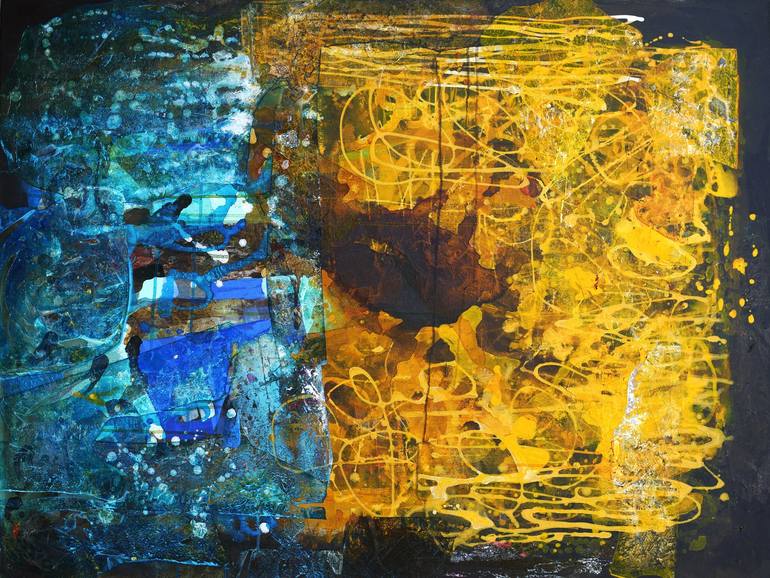 Original Abstract Politics Paintings by Dariusz Labuzek