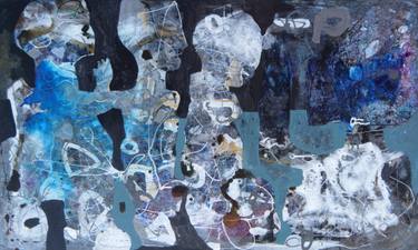 Original Abstract Expressionism Outer Space Paintings by Dariusz Labuzek