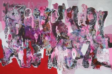 Original Abstract Expressionism Love Paintings by Dariusz Labuzek