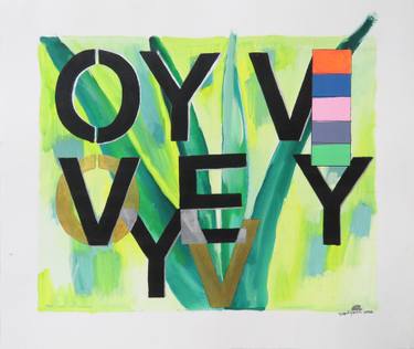 Original Illustration Abstract Paintings by Mijal Zachs