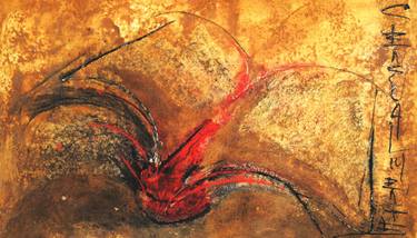 Original Abstract Expressionism Abstract Drawings by Bettino Francini