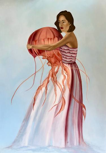 Original Abstract Body Painting by Elena Lav