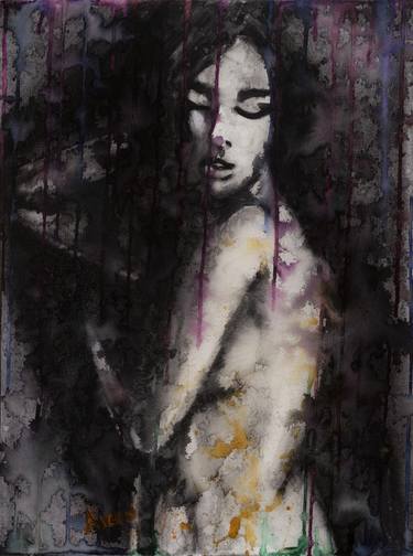 Original Impressionism Nude Painting by Lianne Alcon