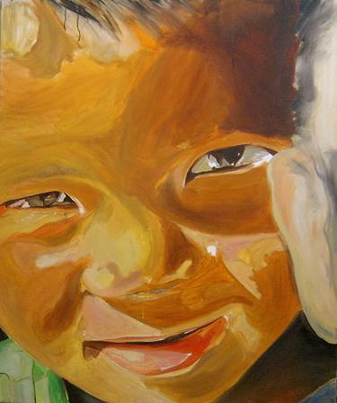 Original Figurative People Painting by J Hamrol