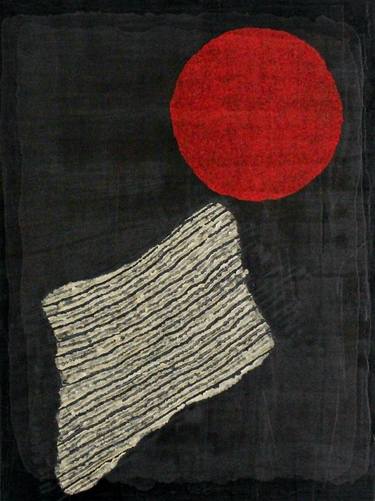 Original Abstract Expressionism Abstract Collage by Young Shin