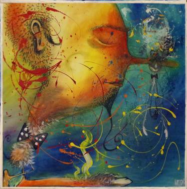 Original Fine Art Humor Painting by Justyna Wojtas