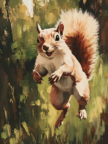 Original Artificial Intelligence Animal Printmaking by Raissa Spinola