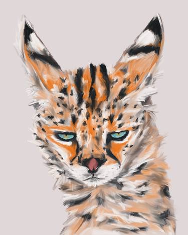 Original Figurative Cats Printmaking by Raissa Spinola