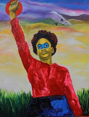 Original Contemporary Education Paintings by Theophilus Tetteh