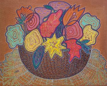 Original Impressionism Still Life Paintings by Olga Roartus