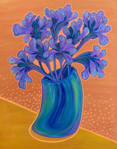 Original Impressionism Floral Paintings by Olga Roartus