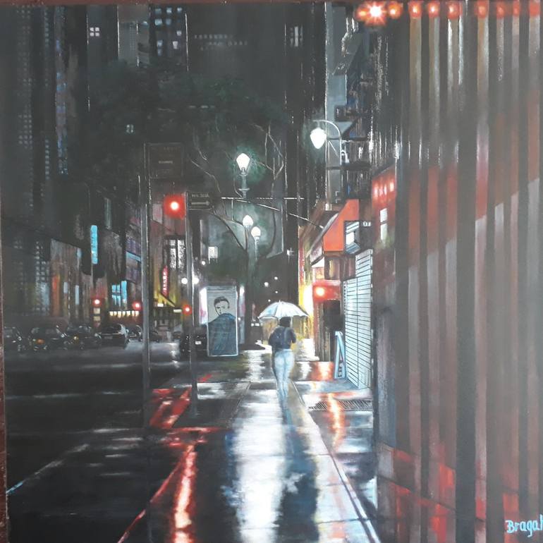 Original Fine Art Cities Paintings by Geraldo Braga