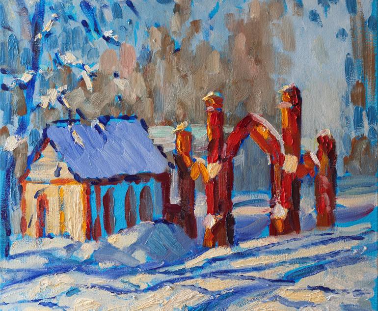 Print of Expressionism Landscape Paintings by Sergejs Kitajevs