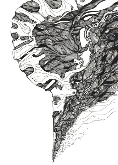 Original Abstract Expressionism Abstract Drawings by Vlad Proskura