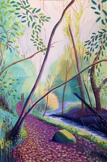 Original Fine Art Tree Paintings by Martin Packford