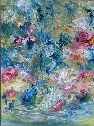 Original Impressionism Floral Paintings by Nicole Caron