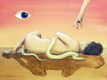Original Fine Art Women Paintings by Yanin Ruibal