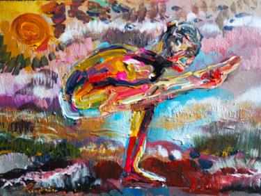Original Figurative Health & Beauty Painting by Eraclis Aristidou