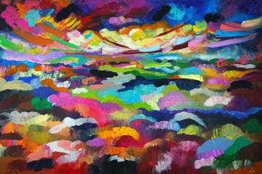 Original Contemporary Landscape Painting by Eraclis Aristidou