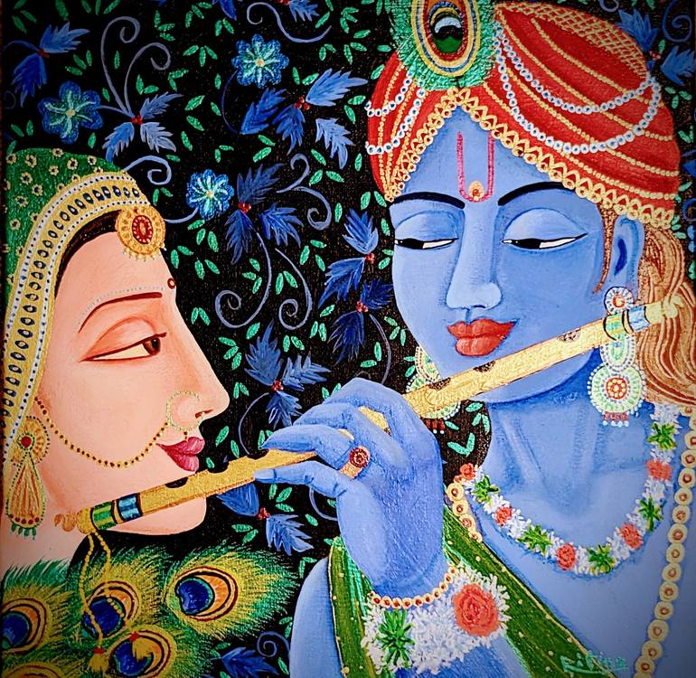 Print of Fine Art Religious Paintings by Ritina Ansurkar