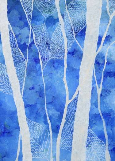 Original Abstract Tree Paintings by Chaeyoung Noh