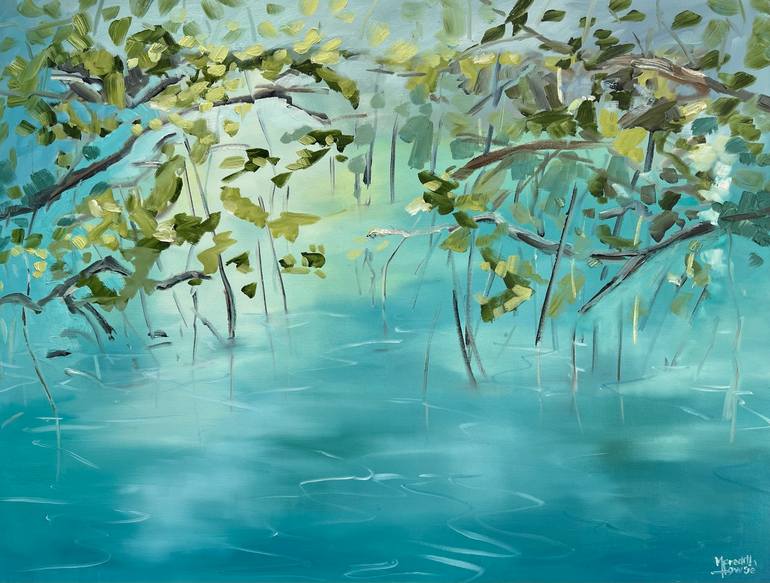 Original Abstract Seascape Paintings by Meredith Howse