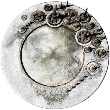Original Dada Abstract Mixed Media by Milena Nicosia