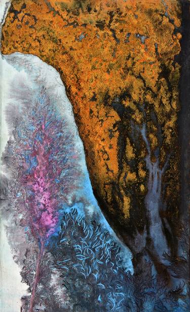 Original Illustration Landscape Paintings by Milena Nicosia
