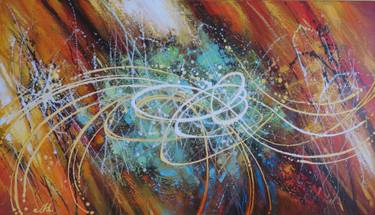 Original Abstract Expressionism Abstract Painting by Yurii Shevchenko