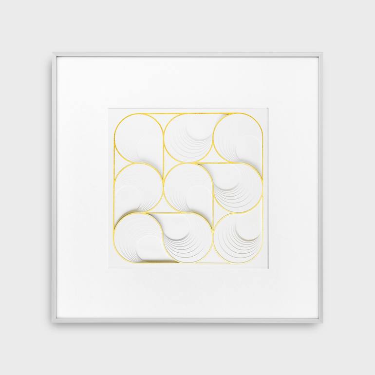 Original Abstract Geometric Sculpture by Adam Cosmin