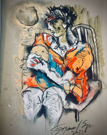 Original Abstract Family Drawings by Gopaal Seyn