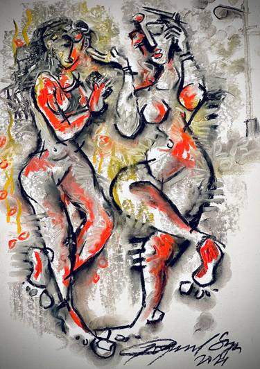 Original Conceptual Abstract Drawings by Gopaal Seyn