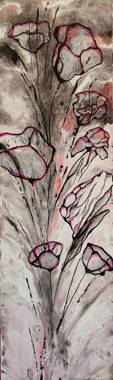 Original Abstract Expressionism Abstract Paintings by Iliana Ovtcharova