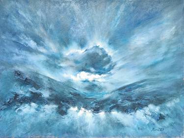 Print of Abstract Expressionism Landscape Paintings by Eleonora Taranova