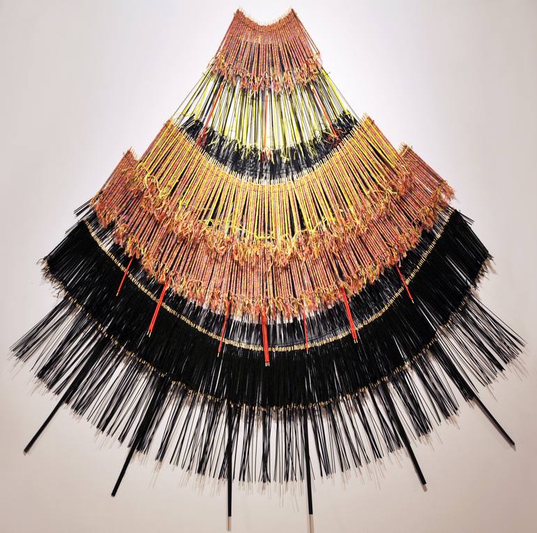 Original Fine Art Abstract Installation by Malgorzata Krakowiak