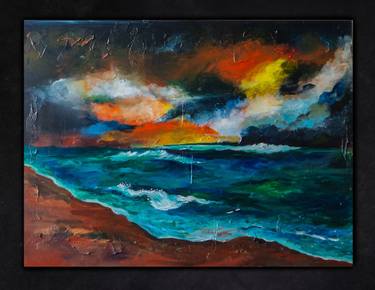 Original Abstract Mixed Media by Kushal Bastakoti