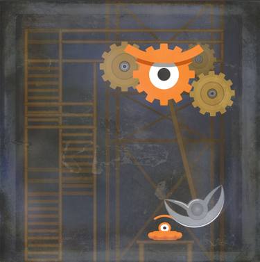 Original Conceptual Mortality Mixed Media by Ojolo Mirón