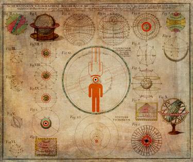 Original Conceptual Travel Mixed Media by Ojolo Mirón