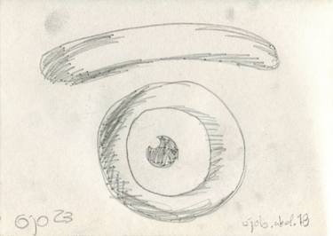 Original Abstract Expressionism Abstract Drawings by Ojolo Mirón