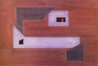 Original Abstract Expressionism Architecture Paintings by Ojolo Mirón