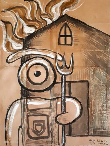 Original Conceptual Rural life Paintings by Ojolo Mirón