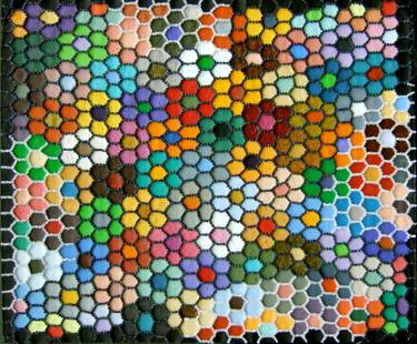 Original Modern Geometric Paintings by Peggy Dembicer