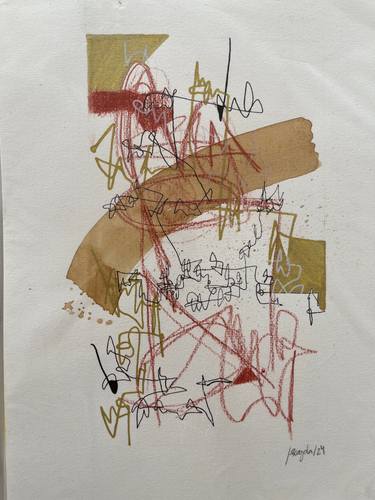 Original Minimalism Abstract Drawing by Judit Escayola