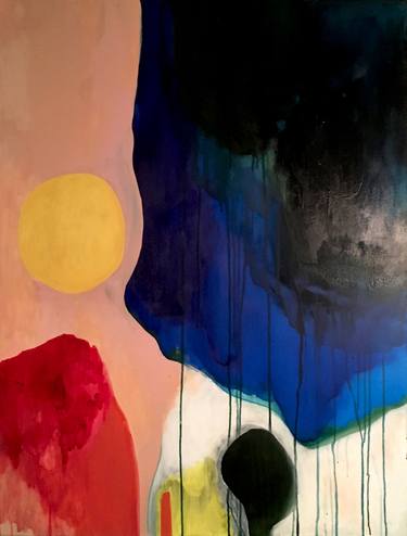 Original Abstract Expressionism Abstract Painting by Sun Haas