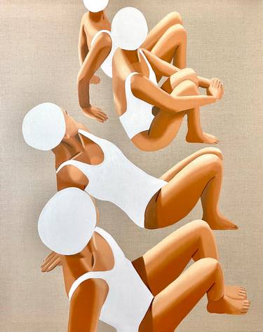 Original Contemporary Beach Painting by Wencke Uhl