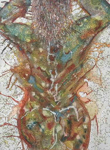 Original Fine Art Body Painting by Allison Barrett