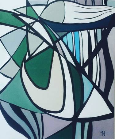 Original Abstract Painting by Yerlan Nazarkulov